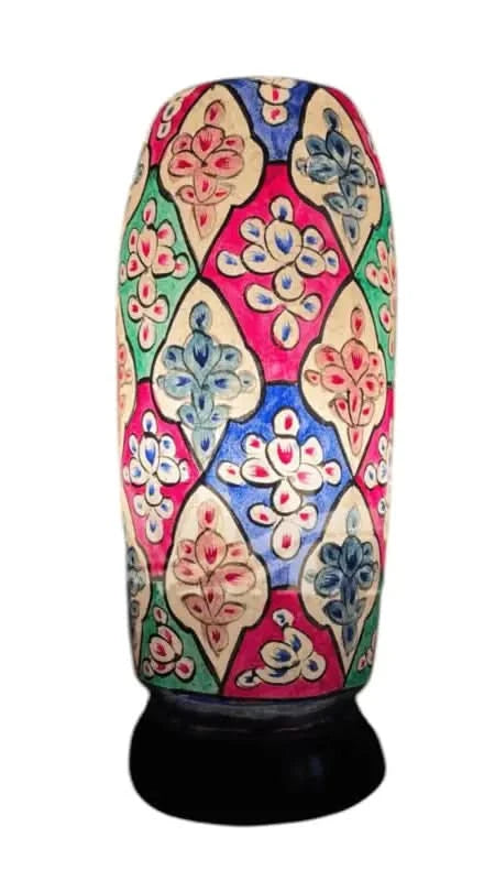 Bottle Shape Camel Skin Lamp Beautiful Blue Pink Green Art - MELTBUY