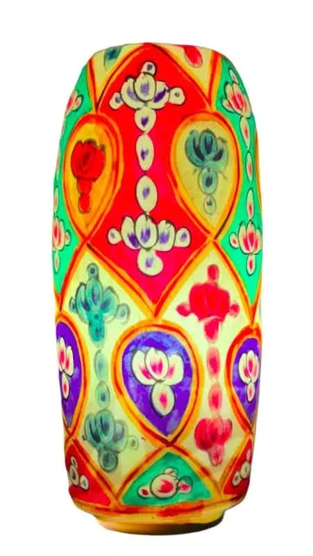 Bottle Shape Camel Skin Lamp Beautiful Green Multicolor Ambience - MELTBUY