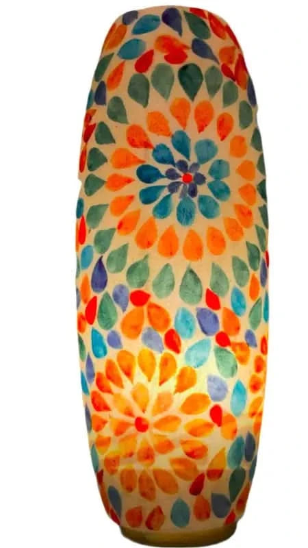 Bottle Shape Camel Skin Lamp Beautiful Multicolors Orange Ambience - MELTBUY