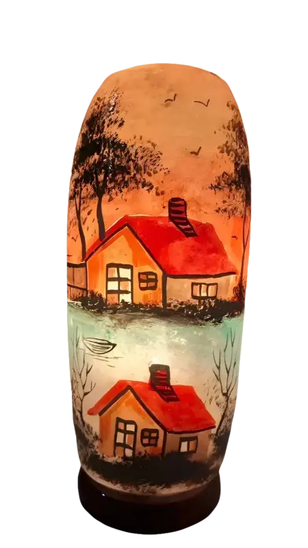 Bottle Shape Camel Skin Lamp House Art - MELTBUY