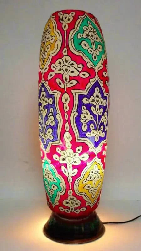 Bottle Shape Camel Skin Lamp Red White Green Multicolor - MELTBUY