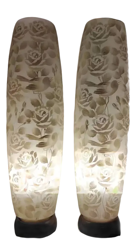 Bottle Shape Camel Skin Lamp White Beige Color Ambience - MELTBUY