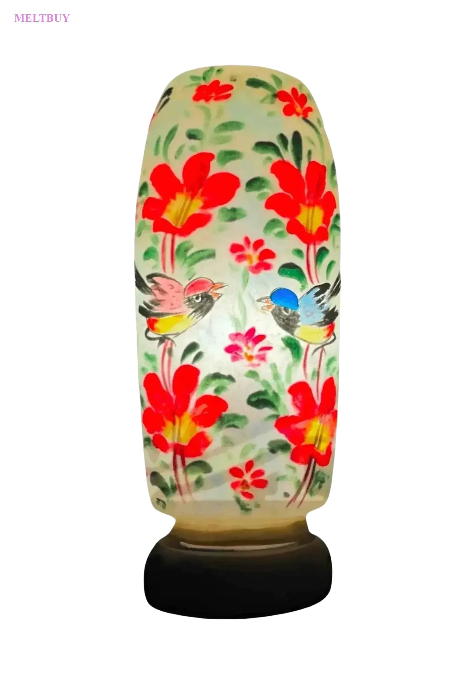 beautiful-camel-skin-lamp-with-hand-painted-floral-design-bottle-380 | MELTBUY