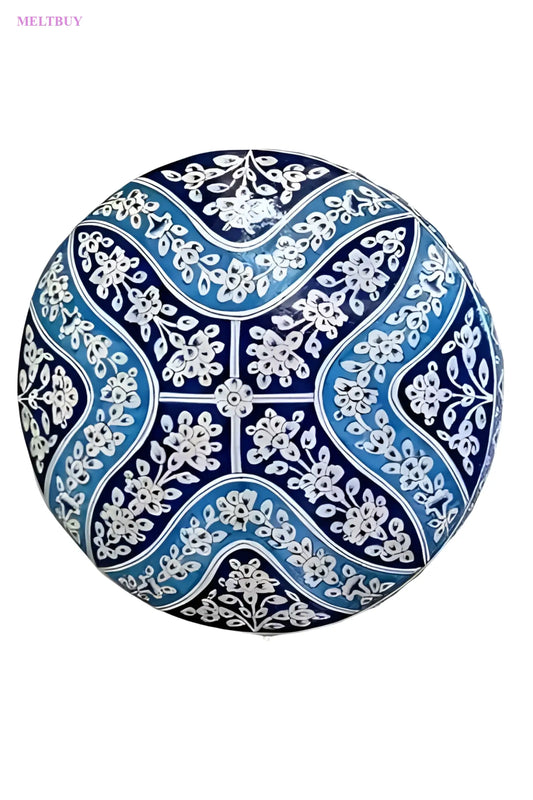 blue-and-white-ceramic-lamp-with-floral-pattern-elegant-camel-skin-787 | MELTBUY