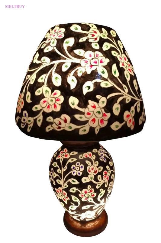 decorative-camel-skin-lamp-with-floral-design-for-elegant-home-decor-553 | MELTBUY