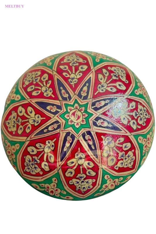 hand-painted-camel-skin-lamp-with-floral-and-geometric-patterns-wall-410 | MELTBUY