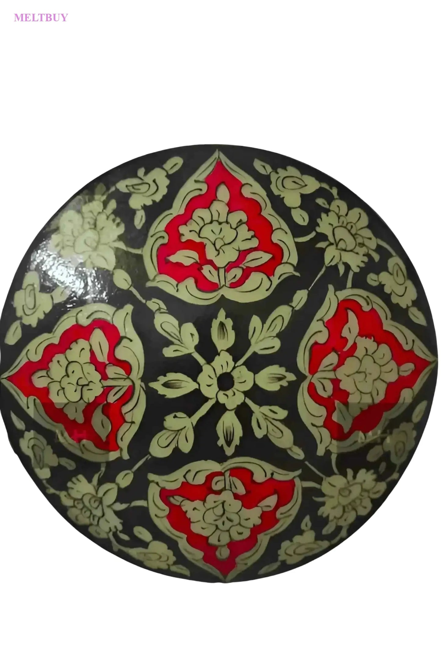 wall-plate-camel-black-floral-decorative-elegant-home-accent-skin-187 | MELTBUY